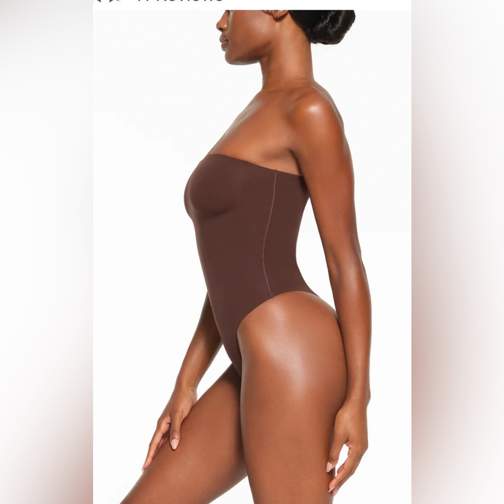 Skims Fits Everybody Strapless Bodysuit Cocoa Small NWT